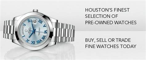 used luxury watches houston